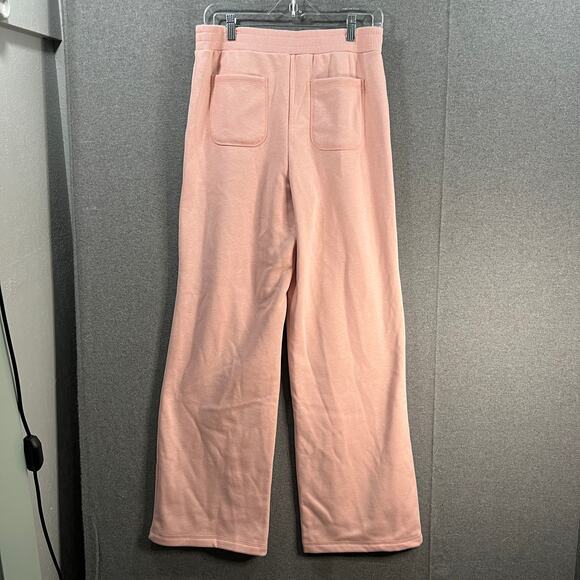 Isaac Mizrahi Live! SOHO Plushed Back Wide Leg Pants Petal Pink, Tall Small - Picture 2 of 10